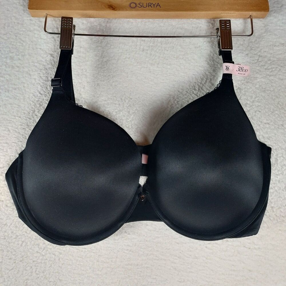 Victoria’s Secret 38DD Black T-Shirt Underwire Bra